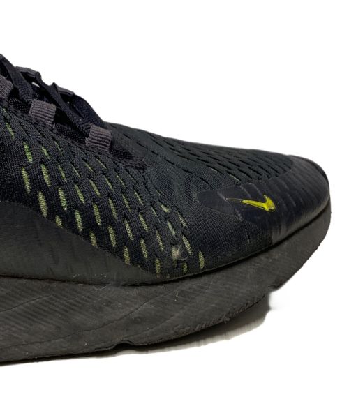 NIKE（ナイキ）NIKE (ナイキ) AIR MAX 270 ブラック×イエロー サイズ:US9の古着・服飾アイテム