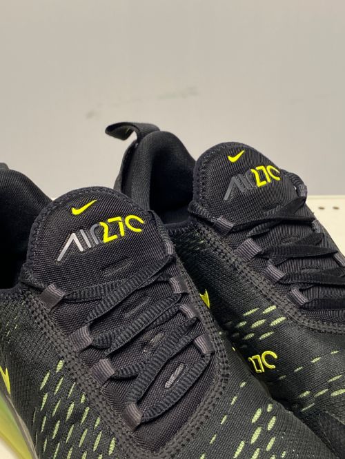 NIKE（ナイキ）NIKE (ナイキ) AIR MAX 270 ブラック×イエロー サイズ:US9の古着・服飾アイテム