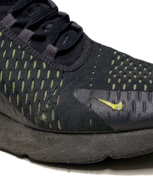 NIKE（ナイキ）NIKE (ナイキ) AIR MAX 270 ブラック×イエロー サイズ:US9の古着・服飾アイテム