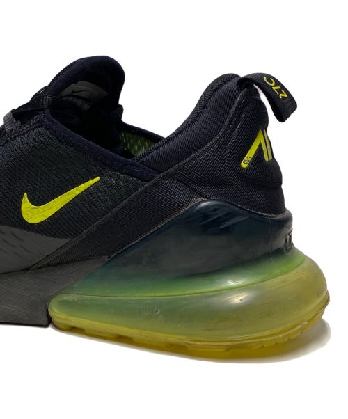 NIKE（ナイキ）NIKE (ナイキ) AIR MAX 270 ブラック×イエロー サイズ:US9の古着・服飾アイテム