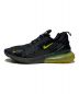 NIKE (ナイキ) AIR MAX 270 ブラック×イエロー サイズ:US9：4500円