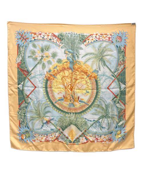 HERMES（エルメス）HERMES (エルメス) カレ90 ALOHA シルクスカーフ サイズ:90×90の古着・服飾アイテム