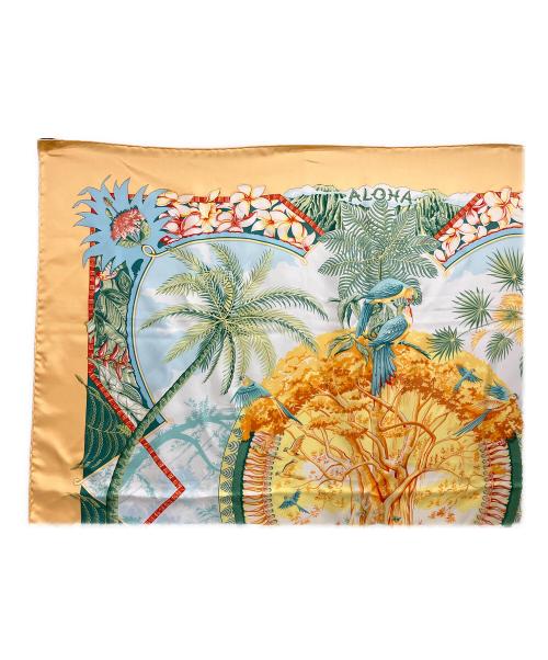 HERMES（エルメス）HERMES (エルメス) カレ90 ALOHA シルクスカーフ サイズ:90×90の古着・服飾アイテム