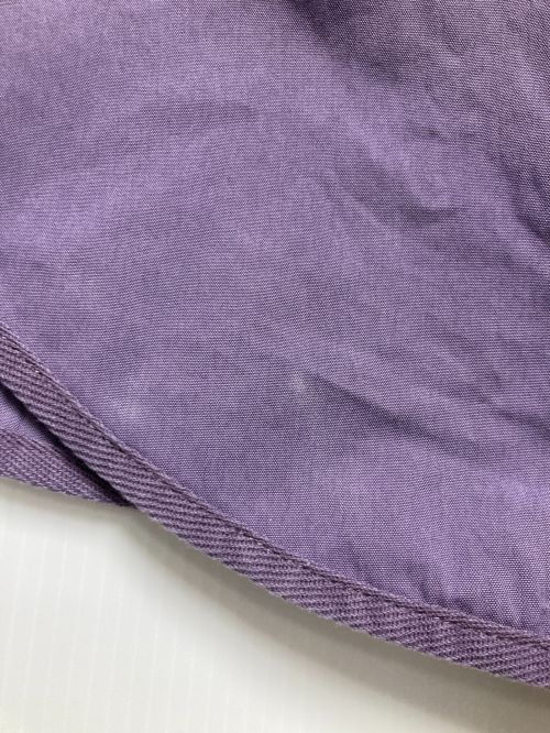 DIESEL（ディーゼル）DIESEL (ディーゼル) パッチポケットショルダーパイピングシャツジャケット パープル サイズ:XLの古着・服飾アイテム