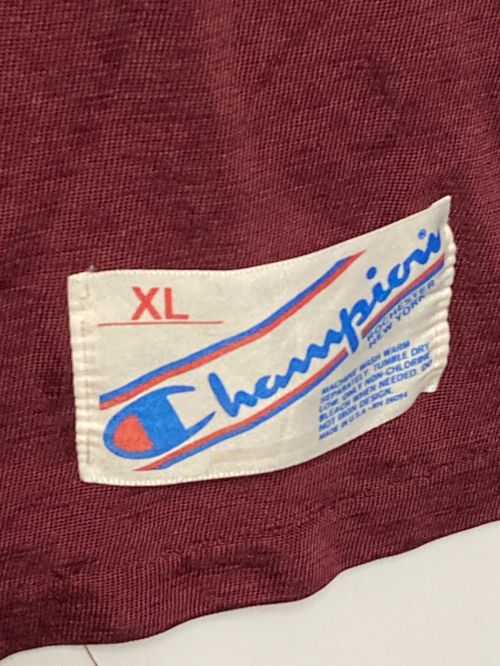 Champion（チャンピオン）Champion (チャンピオン) 80's ゲームシャツ レッド サイズ:XLの古着・服飾アイテム