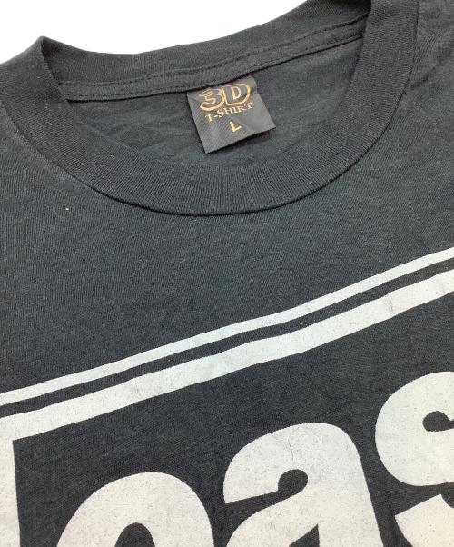 oasis（オアシス）oasis (オアシス) 3D T-SHIRT 90's ツアーTシャツ ブラック サイズ:SIZE US Lの古着・服飾アイテム