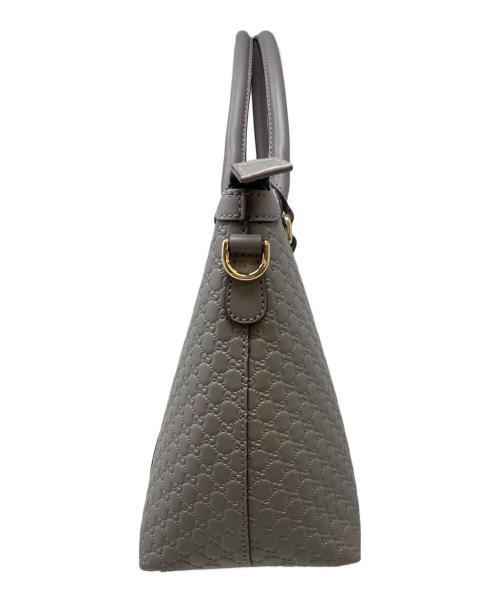 GUCCI（グッチ）GUCCI (グッチ) 2WAYショルダーバッグ グレーの古着・服飾アイテム