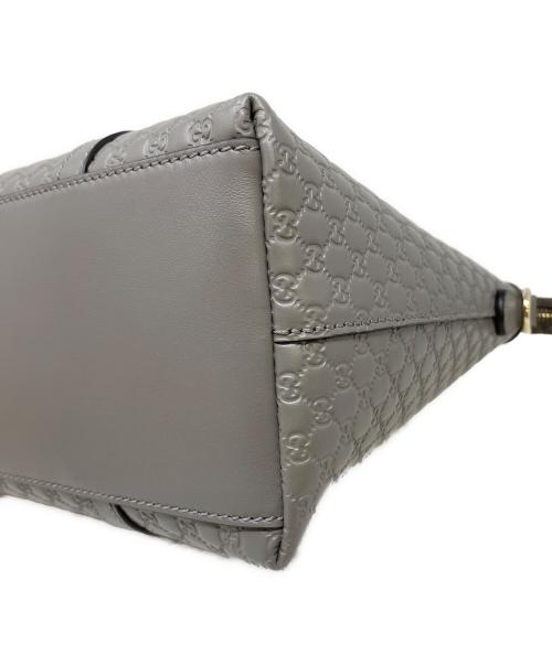 GUCCI（グッチ）GUCCI (グッチ) 2WAYショルダーバッグ グレーの古着・服飾アイテム