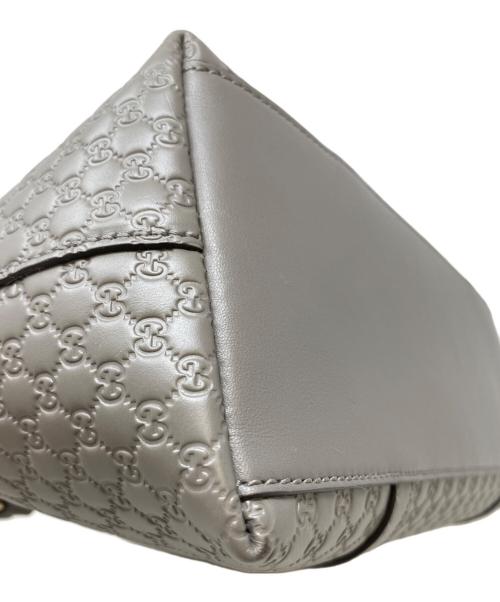 GUCCI（グッチ）GUCCI (グッチ) 2WAYショルダーバッグ グレーの古着・服飾アイテム