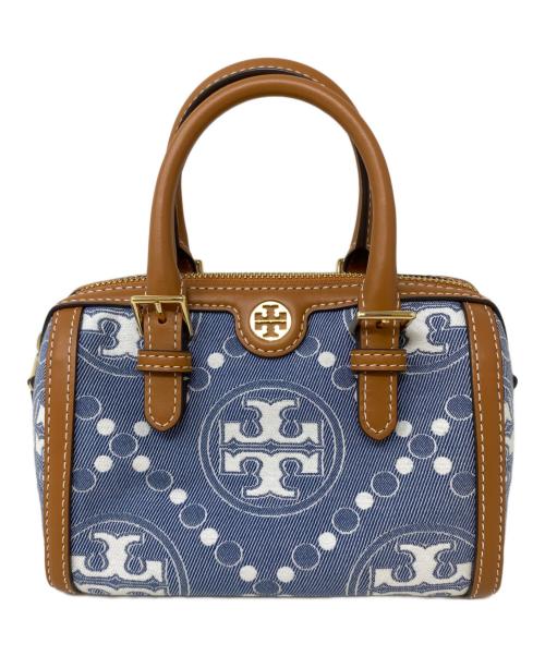 TORY BURCH（トリーバーチ）TORY BURCH (トリーバーチ) ミニバレルバッグ インディゴの古着・服飾アイテム