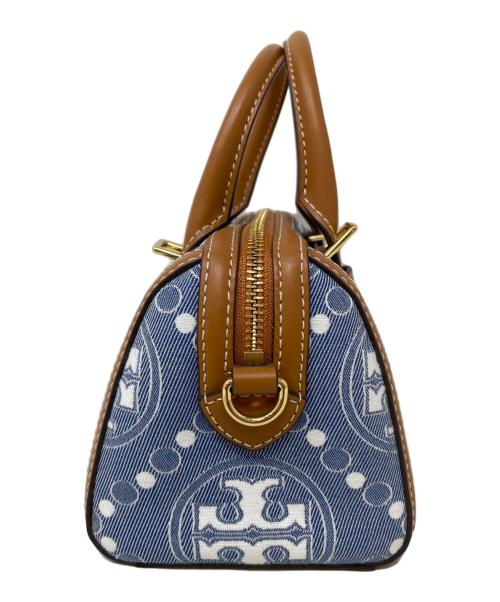 TORY BURCH（トリーバーチ）TORY BURCH (トリーバーチ) ミニバレルバッグ インディゴの古着・服飾アイテム