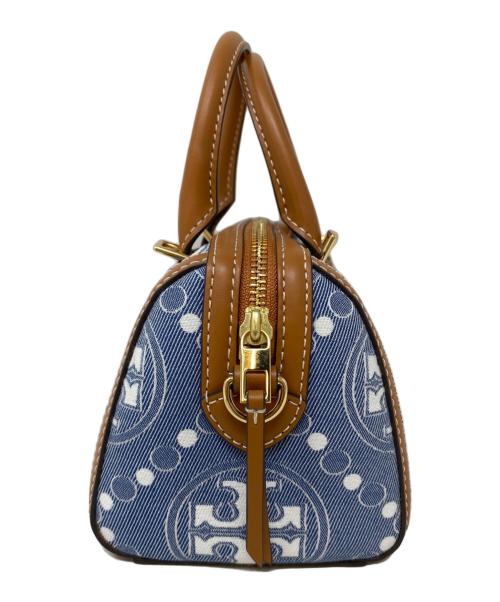 TORY BURCH（トリーバーチ）TORY BURCH (トリーバーチ) ミニバレルバッグ インディゴの古着・服飾アイテム