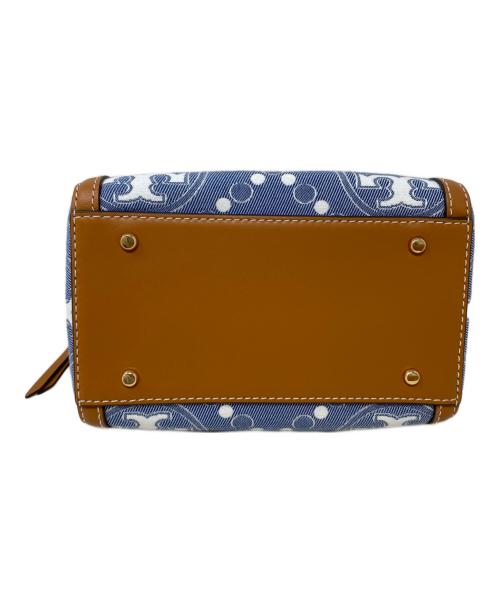 TORY BURCH（トリーバーチ）TORY BURCH (トリーバーチ) ミニバレルバッグ インディゴの古着・服飾アイテム