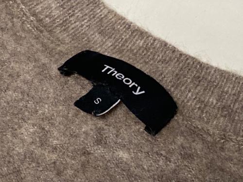 theory（セオリー）theory (セオリー) Vネックニット ブラウン サイズ:Sの古着・服飾アイテム