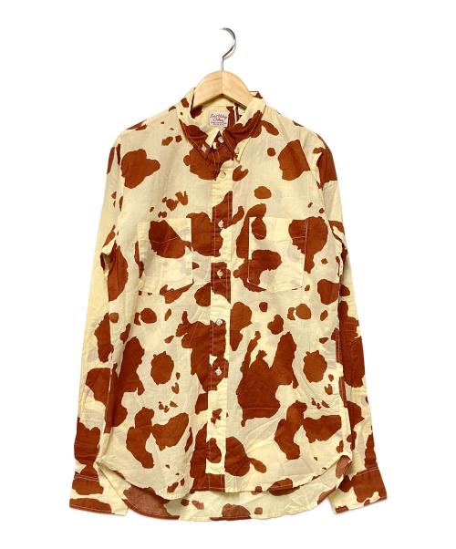 LEVIS VINTAGE CLOTHING（リーバイスヴィンテージクロージング）LEVIS VINTAGE CLOTHING (リーバイスヴィンテージクロージング) アニマル柄ボタンダウンシャツ / 長袖シャツ ブラウン サイズ:Sの古着・服飾アイテム