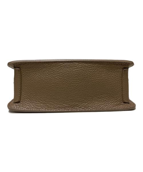 AULENTTI（オウレンティ）AULENTTI (オウレンティ) レザーハンドバッグ ベージュの古着・服飾アイテム