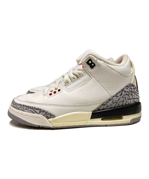 NIKE（ナイキ）NIKE (ナイキ) AIR JORDAN 3 RETRO ホワイト サイズ:US5Yの古着・服飾アイテム