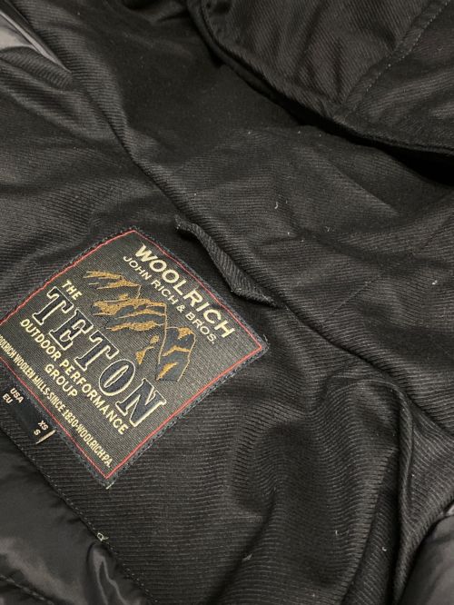 WOOLRICH（ウールリッチ）WOOLRICH (ウールリッチ) シルク混ウールダウンジャケット ネイビー サイズ:US XSの古着・服飾アイテム