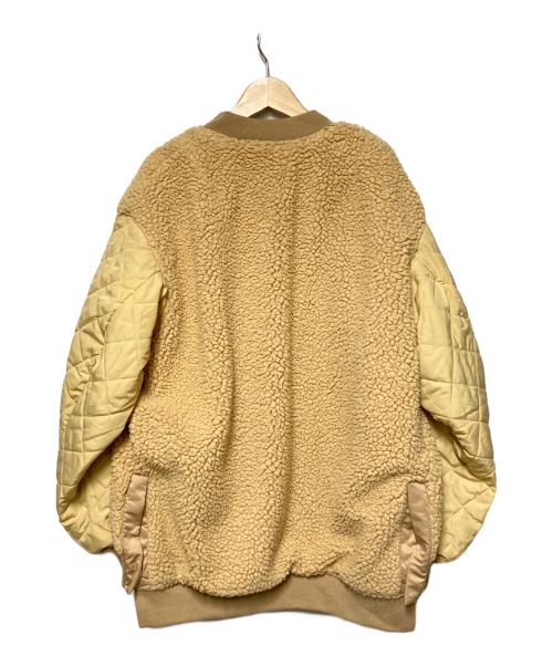 JOHNBULL（ジョンブル）JOHNBULL (ジョンブル) ボアリバーシブルミリタリーMA-1ジャケット ベージュ サイズ:Mの古着・服飾アイテム