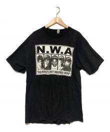 ALSTYLE APPAREL & ACTIVEWEAR（アレスタイルアパレル＆アクティブウェア）の古着「N.W.AプリントTシャツ」｜ブラック