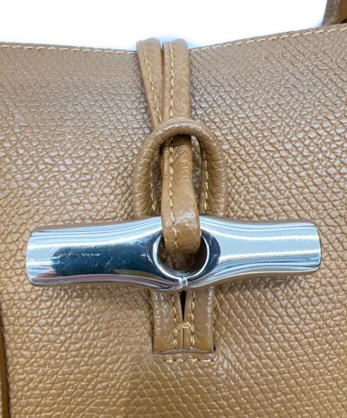 LONGCHAMP（ロンシャン）LONGCHAMP (ロンシャン) ハンドバッグ ロゾ ブラウンの古着・服飾アイテム