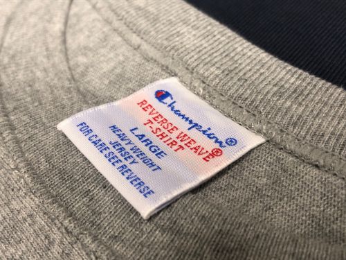 Champion REVERSE WEAVE（チャンピオン リバース ウィーブ）Champion REVERSE WEAVE (チャンピオン リバース ウィーブ) Pilgrim (ピルグリム) 24AW クルーネックスウェット グレー サイズ:Lの古着・服飾アイテム