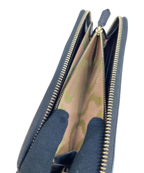 Vivienne Westwood（ヴィヴィアンウエストウッド）Vivienne Westwood (ヴィヴィアンウエストウッド) ラウンドファスナー長財布 ブラックの古着・服飾アイテム