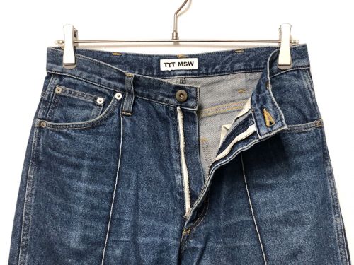 TTT MSW（ティー モダンストリートウェア）TTT MSW (ティー) 21AW ブーツカットジーンズ インディゴ サイズ:Sの古着・服飾アイテム