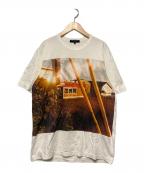 COMME des GARCONS HOMMEコムデギャルソン オム）の古着「転写プリントTシャツ」｜ホワイト