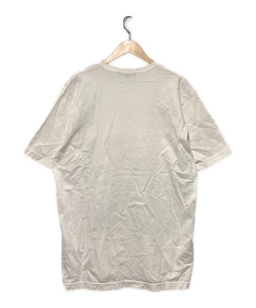 COMME des GARCONS HOMME（コムデギャルソン オム）COMME des GARCONS HOMME (コムデギャルソン オム) 転写プリントTシャツ ホワイト サイズ:Lの古着・服飾アイテム