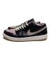 NIKE (ナイキ) AIR JORDAN 1 LOW SE / ローカットスニーカー ブラック×パープル サイズ:US9.5：4500円