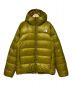 THE NORTH FACE（ザ ノース フェイス）の古着「Alpine Nuptse Hoodie / ダウンジャケット」｜黄緑