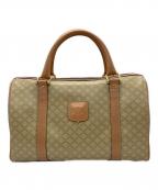 CELINEセリーヌ）の古着「マカダム ミニボストンバッグ」｜ベージュ