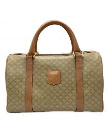 CELINE（セリーヌ）の古着「マカダム ミニボストンバッグ」｜ベージュ