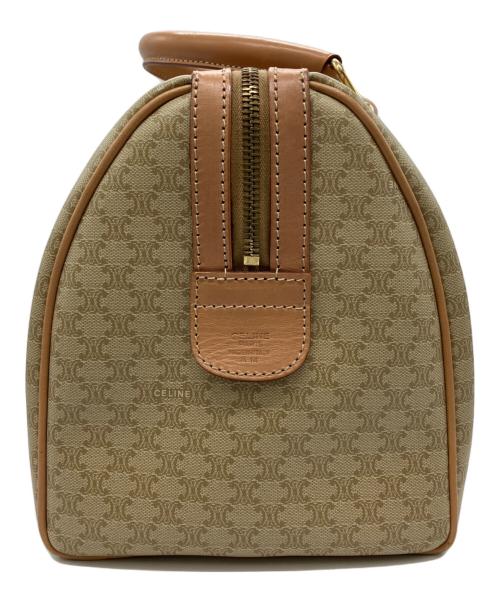 CELINE（セリーヌ）CELINE (セリーヌ) マカダム ミニボストンバッグ ベージュの古着・服飾アイテム