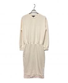 ARMANI EXCHANGE（アルマーニ エクスチェンジ）の古着「スウェットワンピース」｜アイボリー