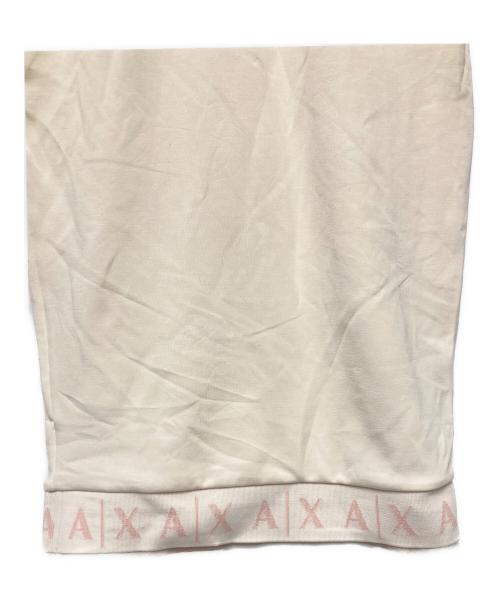 ARMANI EXCHANGE（アルマーニ エクスチェンジ）ARMANI EXCHANGE (アルマーニ エクスチェンジ) スウェットワンピース アイボリー サイズ:M 未使用品の古着・服飾アイテム