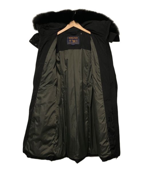 WOOLRICH（ウールリッチ）WOOLRICH (ウールリッチ) フォックスファーダウンコート ブラック サイズ:Sの古着・服飾アイテム