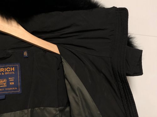 WOOLRICH（ウールリッチ）WOOLRICH (ウールリッチ) フォックスファーダウンコート ブラック サイズ:Sの古着・服飾アイテム