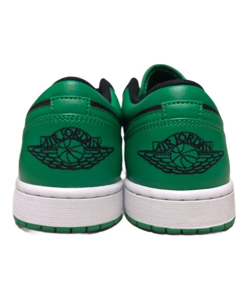 NIKE（ナイキ）NIKE (ナイキ) AIR JORDAN 1 LOW / ローカットスニーカー グリーン×ブラック サイズ:US8.5の古着・服飾アイテム