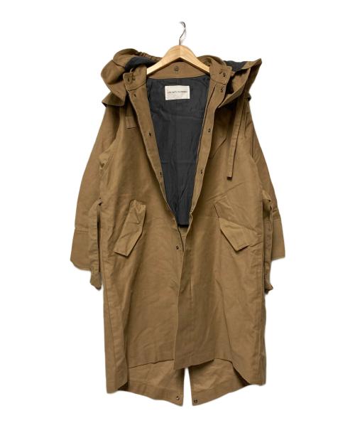 LIFE WITH FLOWERS.（ライフ ウィズ フラワーズ）LIFE WITH FLOWERS. (ライフ ウィズ フラワーズ) フーデッドコート ブラウン サイズ:1 未使用品の古着・服飾アイテム