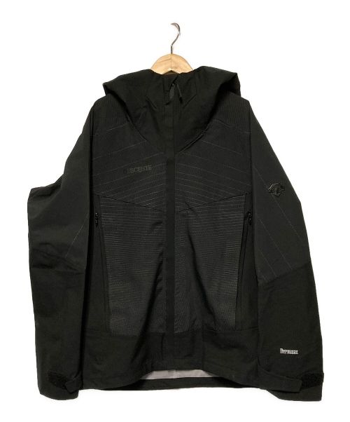 DECENT（デサント）DECENT (デサント) S.I.O SCHEMATECH 3L-SHELL JACKET / マウンテンパーカー ブラック サイズ:Lの古着・服飾アイテム
