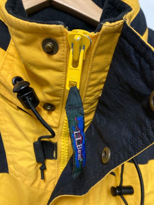 L.L.Bean（エルエルビーン）L.L.Bean (エルエルビーン) 80s シンサレートナイロンジャケット イエロー×ブラック サイズ:Lの古着・服飾アイテム