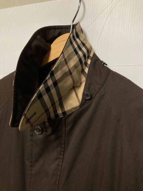 BURBERRY LONDON（バーバリーロンドン）BURBERRY LONDON (バーバリーロンドン) ライナー付ステンカラーコート ブラウン サイズ:Mの古着・服飾アイテム
