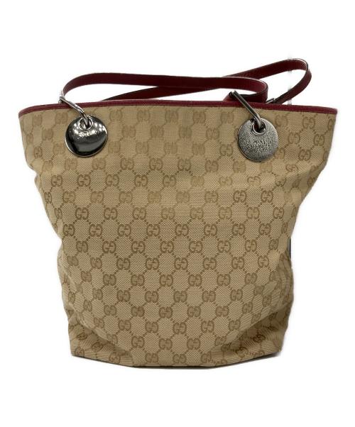 GUCCI（グッチ）GUCCI (グッチ) トートバッグ オリーブの古着・服飾アイテム