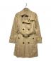 BURBERRY BLUE LABEL（バーバリーロンドンブルーレーベル）の古着「チェックライナー付トレンチコート」｜ベージュ