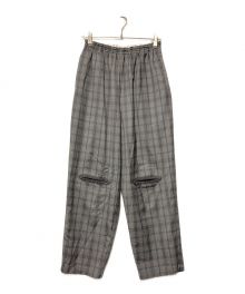 CLASS（クラス）の古着「チェックイージーパンツ」｜グレー