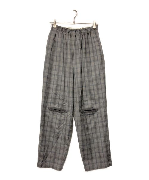 CLASS（クラス）CLASS (クラス) チェックイージーパンツ グレー サイズ:3 未使用品の古着・服飾アイテム