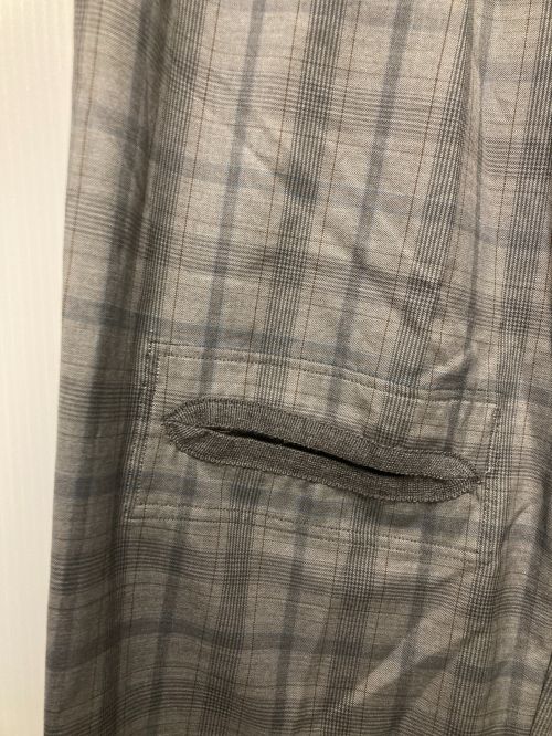 CLASS（クラス）CLASS (クラス) チェックイージーパンツ グレー サイズ:3 未使用品の古着・服飾アイテム