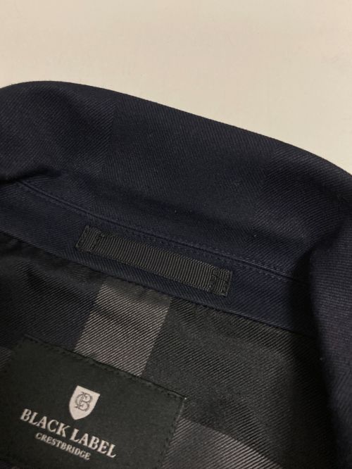 BLACK LABEL CRESTBRIDGE（ブラックレーベル クレストブリッジ）BLACK LABEL CRESTBRIDGE (ブラックレーベル クレストブリッジ) チェック2Bセットアップスーツ ネイビー サイズ:ジャケット:M パンツ:Sの古着・服飾アイテム